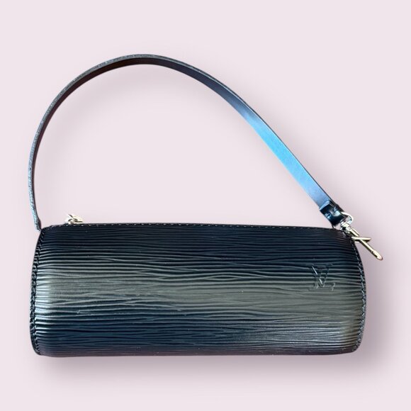 Louis Vuitton Handbags - Authentic Louis Vuitton Black Epi Mini Soufflot Pochette | NWOT